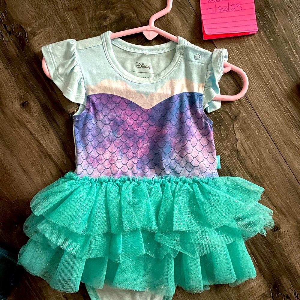 Posh peanut tulle dress “The little Mermaid”